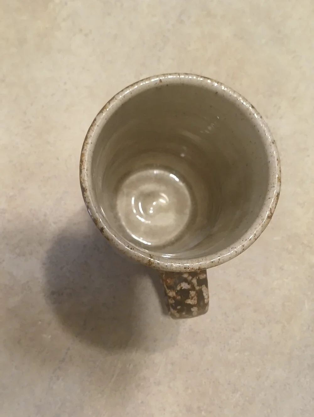 Stoneware Hand-Thrown | Rustic Salt Works Mug From Maine